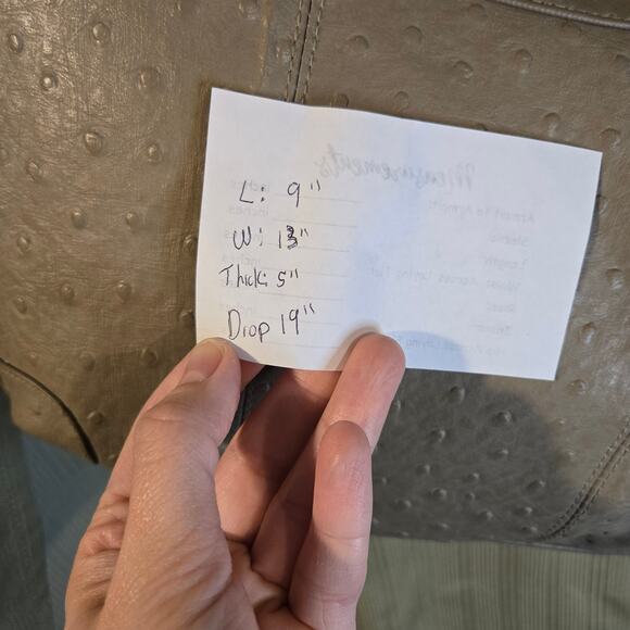 Vintage B.H. Smith Leather Beige/Light Brown Shoulder Bag with Gold Hardware - Picture 8 of 9